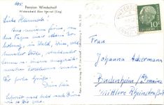 Winterscheid über Hennef - Pension Windscheif