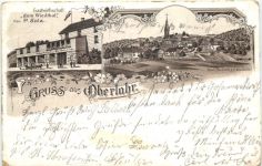 Gruss aus Oberlahr - Litho