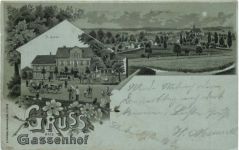 Gruss aus Gassenhof - Litho - Blankenrath