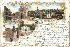 Gruss aus Simmern - Litho