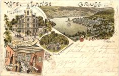 Gruss aus Boppard - Litho