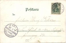 Boppard - Gruss vom Vierseenplatz - Litho