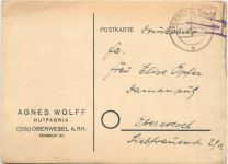 Oberwesel - Hutfabrik Agnes Wolff