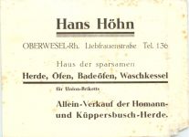 Oberwesel - Hans Höhn