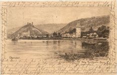 Oberwesel - Künstler Ak Oenike