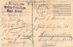 Ostern Soldaten - Feldpost