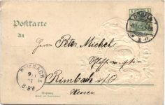 Sachsen - Mein Regiment 139 - Prägekarte