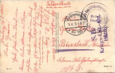 Lwow - Lemberg - Kolumna Mickiewicza - Feldpost