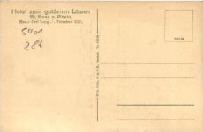 St. Goar am Rhein - Hotel zum goldenen Löwen