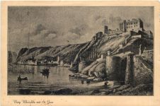 Burg Rheinfels mit St. Goar - 100 Jahre Volksfest1949