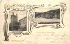 Gruss aus Caub am Rhein