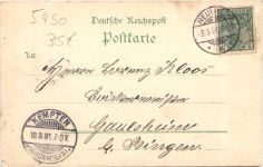 Gruss aus Neuwied am Rhein - Litho