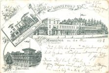 Monrepos bei Neuwied am Rhein - Litho