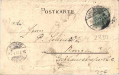 Eckernförde - Litho Prägekarte