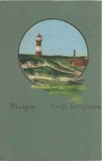 Borkum - Handgemalte Karte