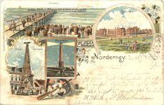 Gruss aus Norderney - Litho