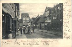 Peine - Echtern-Strasse mit Hotel Deutscher Kaiser