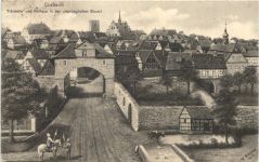 Corbach - Tränketor und Rathaus
