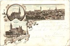 Gruss aus Neunkirchen - Litho