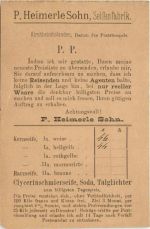 Kirchheimbolanden - P. Heimerle Sohn Seifenfabrik
