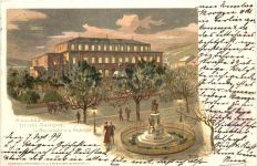 Neustadt a. d. Haardt - Saalbau - Litho
