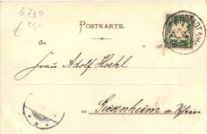 Neustadt a. d. Haardt - Saalbau - Litho