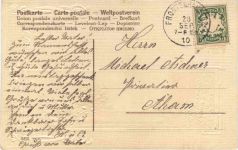 Namenstag - Prägekarte