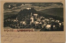 Gruss aus Lindenfels - Litho