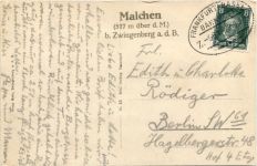 Zwingenberg an der Bergstrasse - Bahnpost