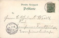 Gruss von der Lauxburg - Litho - Lorch am Rhein