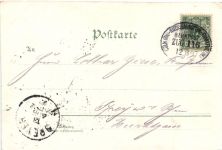 Gruss aus Lorch am Rhein - Litho
