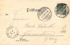 Gruss aus Falkenstein - Gasthaus zum Frankfurter Hof - Litho