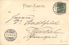 Rüdesheim - Gruss von den Kellereien Scholl & Hillebrand