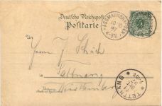 Rüdesheim - Gruss vom Rhein - Litho