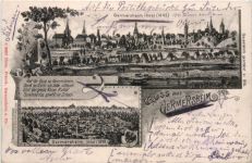 Gruss aus Germersheim - Litho