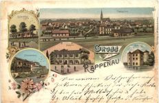 Gruss aus Rappenau - Litho