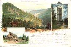 Gruss aus der Schmücke - Litho