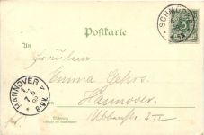 Gruss aus der Schmücke - Litho