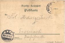 Gruss von der Wartburg - Litho