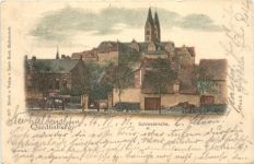 Quedlinburg - Schlosskirche - Litho