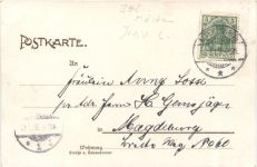 Gruss vom Truppenübungsplatz Alten-Grabow - Litho