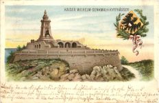 Kyffhäuser - Kaiser Wilhelm Denkmal - Litho