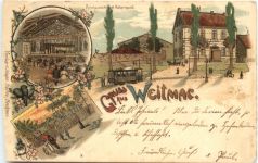 Gruss aus Weitmar - Litho - Bochum