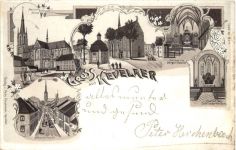 Gruss aus Kevelaer - Litho