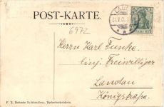 Tauberbischofsheim - Einjährigen Freiwillige 1908 - Studentika