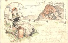 Loreley - Künstler Ak