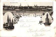 Gruss aus Bonn - Litho - Vorläufer 1894