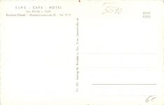 Cochem - Burg Cafe Hotel