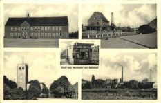 Gruss aus Merkstein am Bahnhof - Herzogenrath