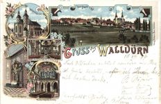 Gruss aus Walldürn - Litho